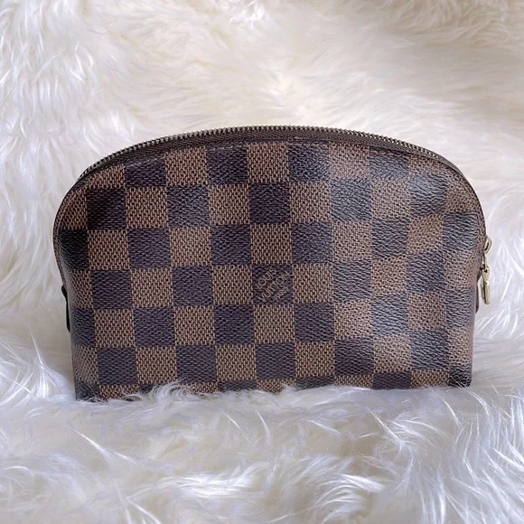 Authentic Louis Vuitton Damier Ebene Cosmetic Pouch - Picture 1 of 16
